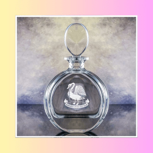 Engraved Crystal Decanter